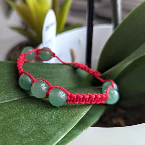 🌼 3 For 15$🌼Shamballa Bracelet, Red Tiger Eye Sphere Adjustable - Picture 1 of 1